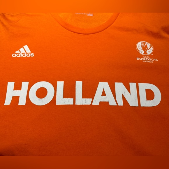 Adidas EURO 2016 UEFA T-shirt. Official Licensed T-shirt. Holland. - Picture 3 of 8